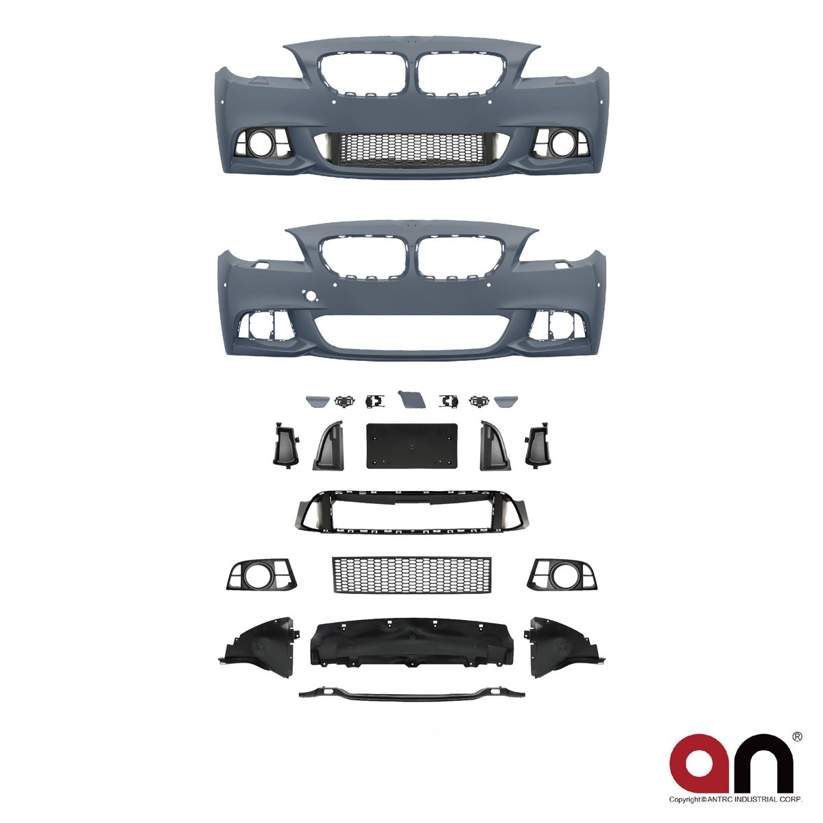 Frontstoßstange M-Tech mit PDC mit SRA passend für BMW 5er F10 F11 2013-2017 – Ansicht 2