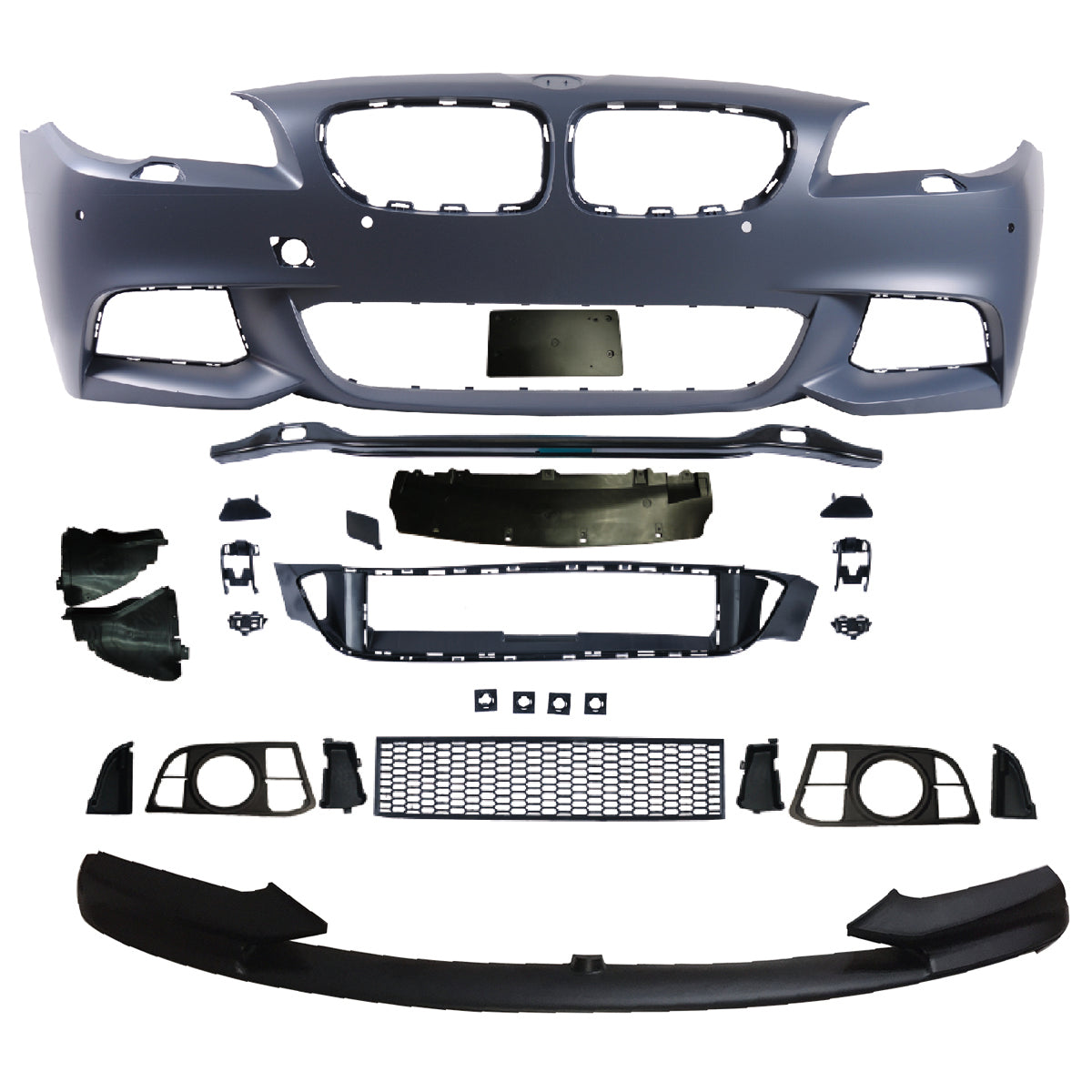 Frontstoßstange Sport mit PDC mit SRA passend für BMW 5er F10 F11 2013-2017 – Ansicht 2