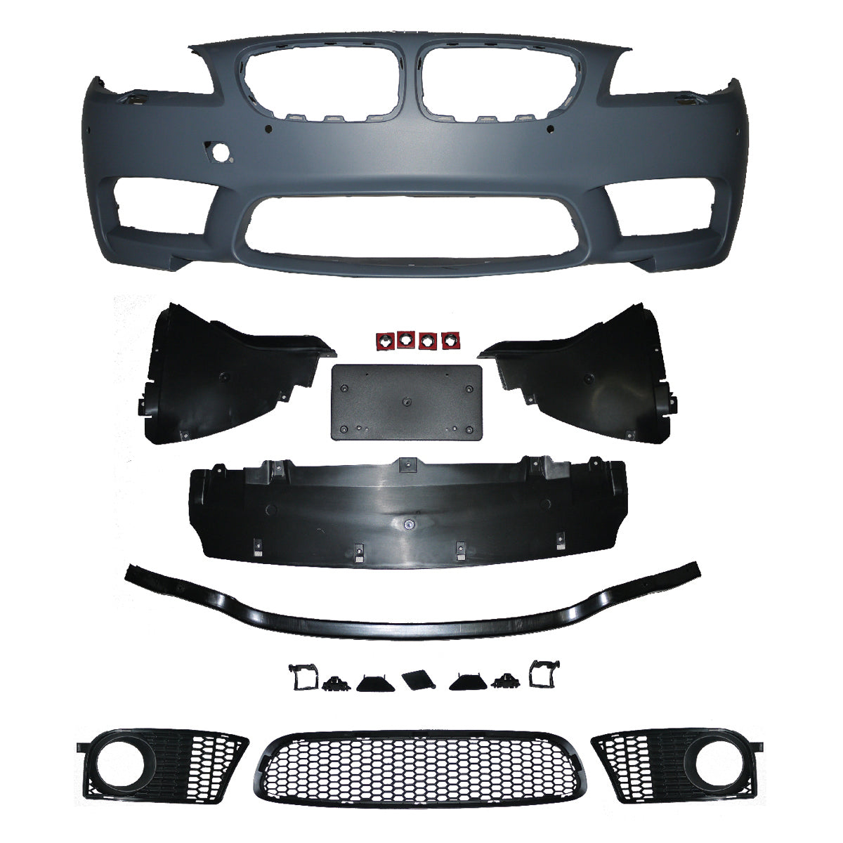 Frontstoßstange mit PDC mit SRA passend für BMW 5er F10 F11 2013-2017 – Ansicht 2