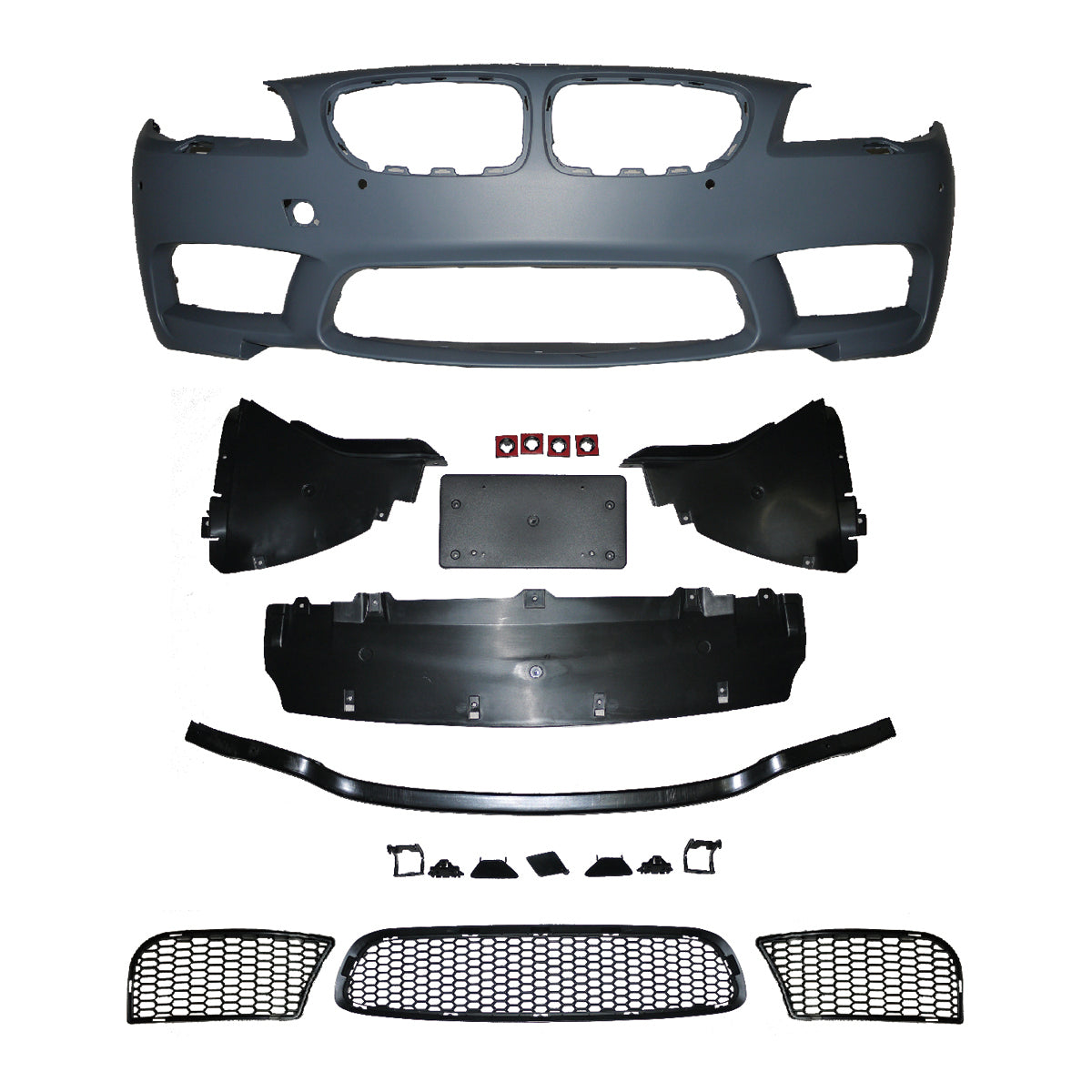 Frontstoßstange mit PDC mit SRA passend für BMW 5er F10 F11 2010-2017 – Ansicht 2