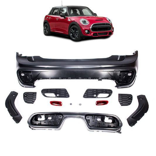 Heckstoßstange mit PDC passend für MINI F56 F57 3-Door 2013-2021 Cooper S – Ansicht 1