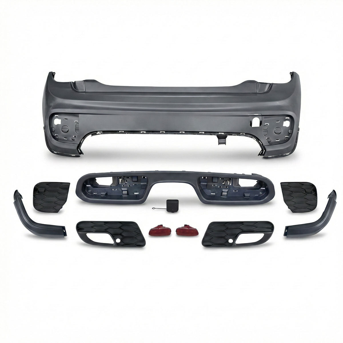 Heckstoßstange Sport mit PDC passend für MINI Schrägheck (F55) 2013-2020 – Ansicht 1