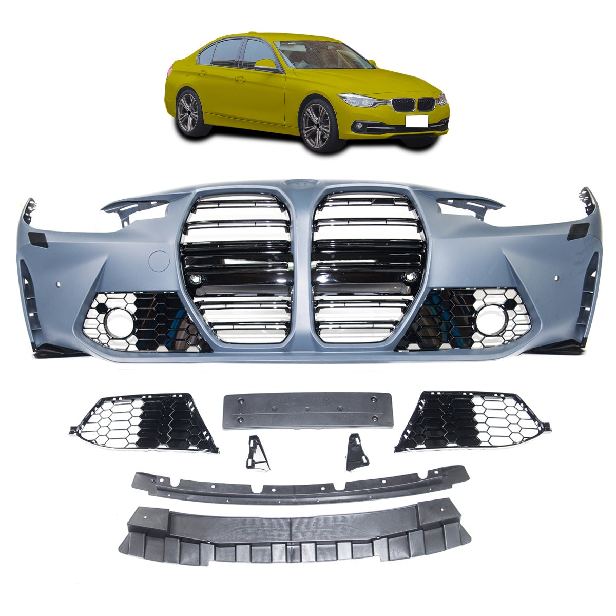 Frontstoßstange mit PDC passend für BMW 3er (F30 F31) 2011-2018 – Ansicht 1