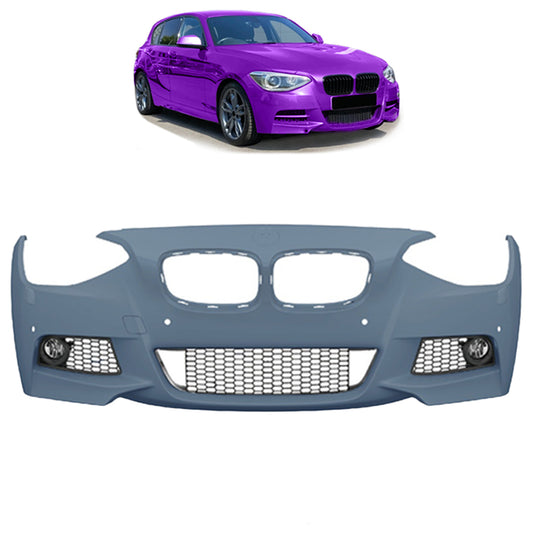 Frontstoßstange mit PDC mit SRA mit Nebelscheinwerfer-Aufnahme passend für BMW 1er F20 F21 2011-2015 – Ansicht 1