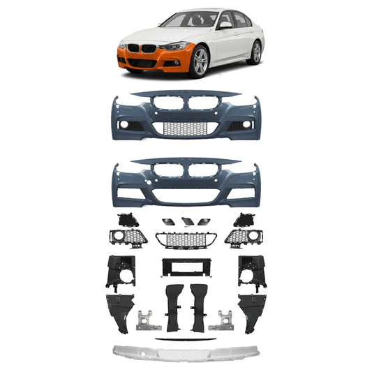 Frontstoßstange M-Tech mit PDC mit SRA passend für BMW 3er F30 F31 2012-2018 – Ansicht 1