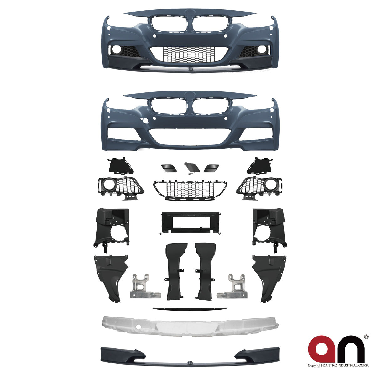 Frontstoßstange M-Tech passend für BMW 3er F30 F31 2012-2018 – Ansicht 2