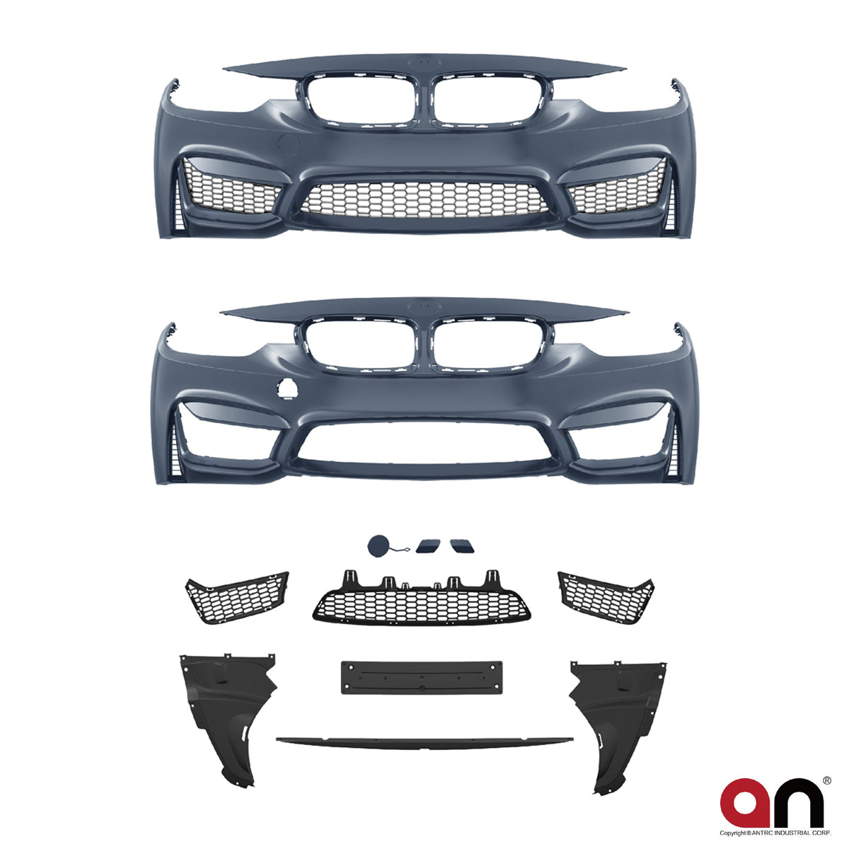 Frontstoßstange mit PDC mit SRA passend für BMW 3er F30 F31 2012-2018 – Ansicht 2