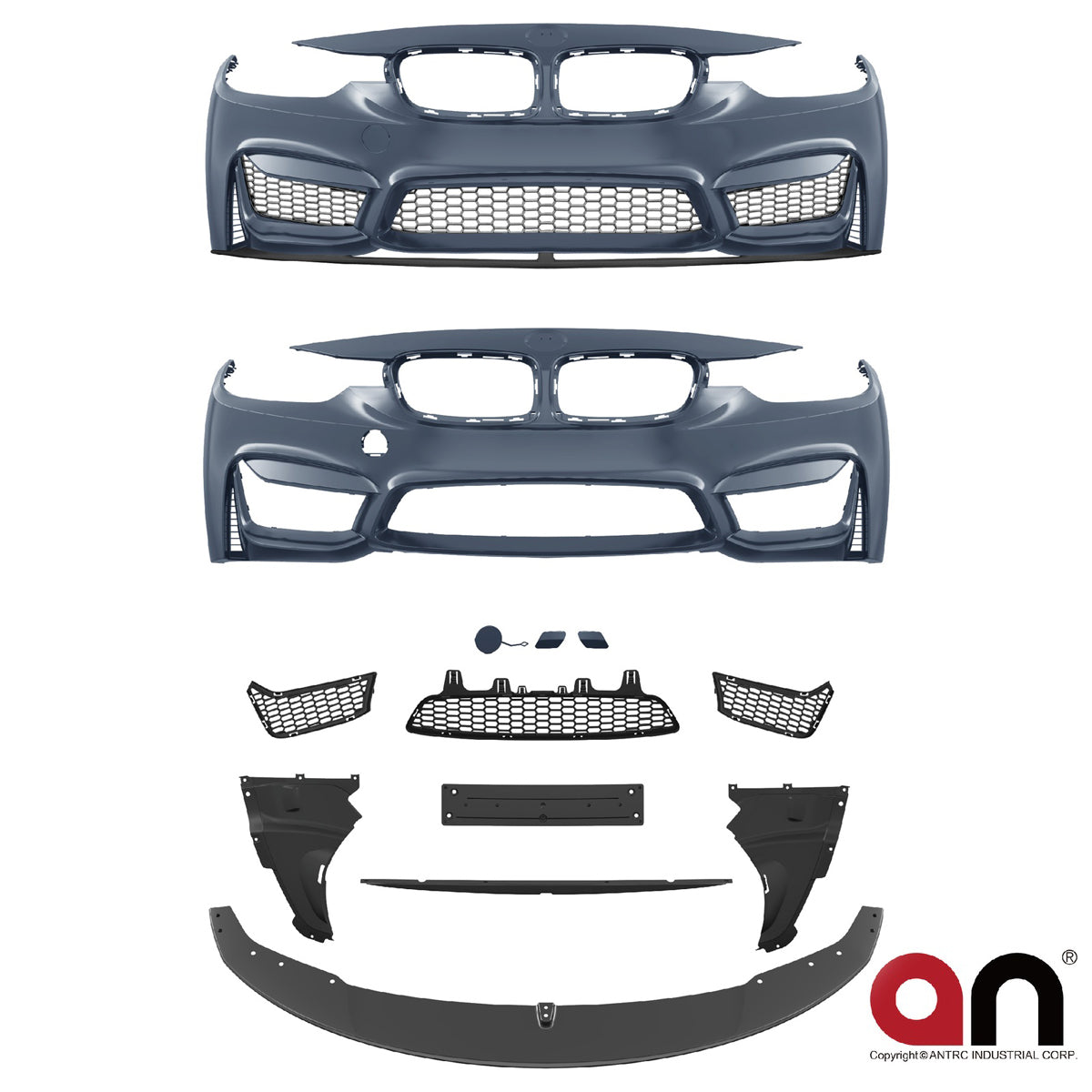 Frontstoßstange mit PDC mit SRA passend für BMW 3er F30 F31 2012-2018 – Ansicht 2