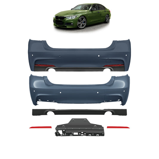 Heckstoßstange M-Tech mit PDC passend für BMW 3er F30 Limousine 2011-2018 – Ansicht 1