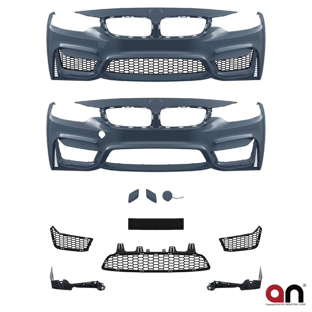 Frontstoßstange mit PDC mit SRA passend für BMW 4 Series F32 F33 F36 2013-2021 – Ansicht 2