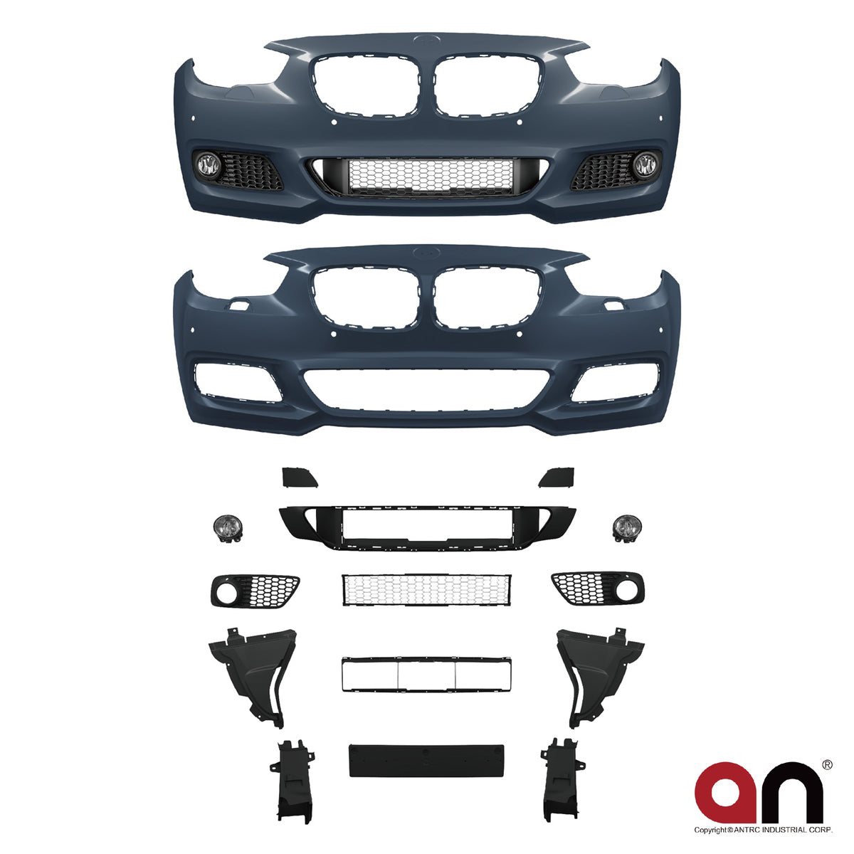 Frontstoßstange Sport passend für BMW 5er GT (F07) 2013-2017 – Ansicht 2