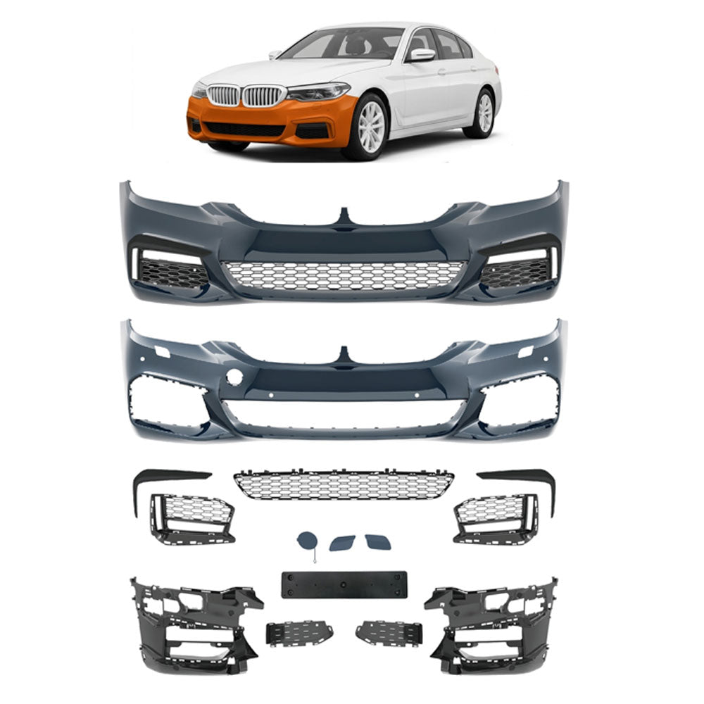 Frontstoßstange M-Tech mit PDC mit SRA passend für BMW 5er G30 G31 2016-2020 – Ansicht 1