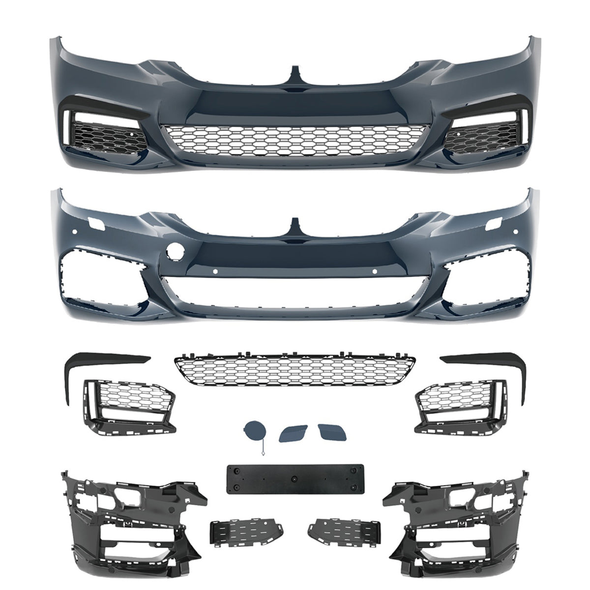 Frontstoßstange M-Tech mit PDC mit SRA passend für BMW 5er G30 G31 2016-2020 – Ansicht 2