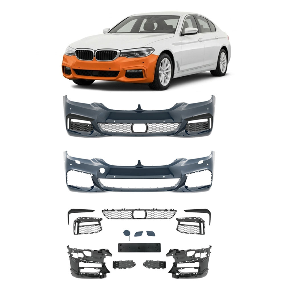 Frontstoßstange mit PDC mit SRA passend für BMW 5er G30 G31 2016-2020 – Ansicht 1