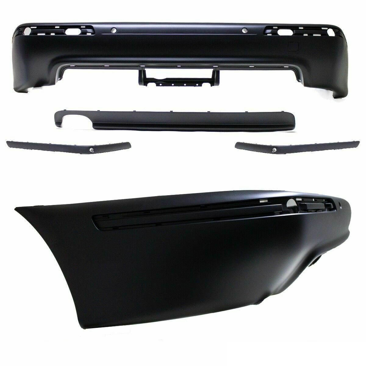 Heckstoßstange M-Tech mit PDC mit Diffusor passend für BMW 5er E39 1996-2003 – Ansicht 2