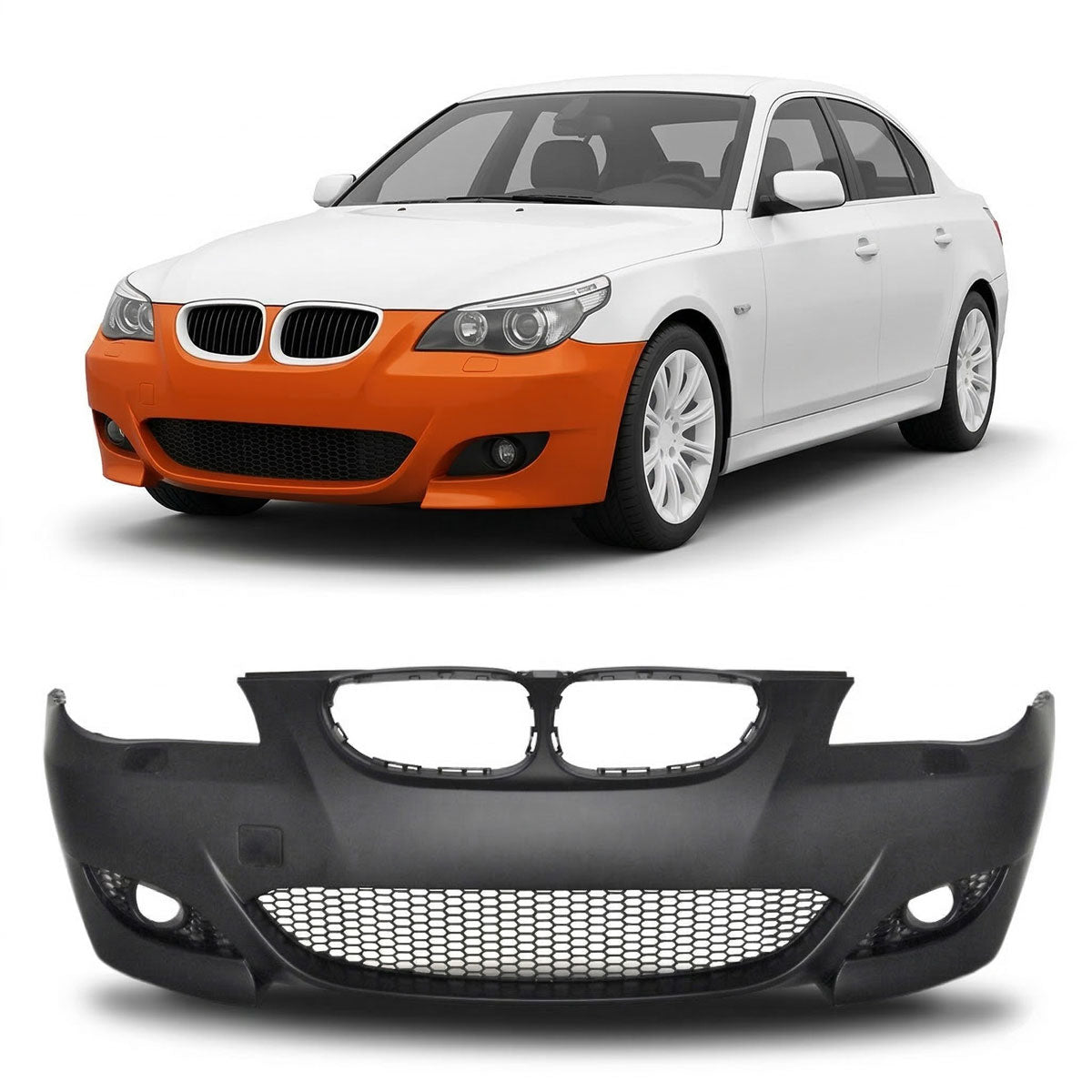 Frontstoßstange mit SRA passend für BMW 5er E60 E61 2003-2007 – Ansicht 1