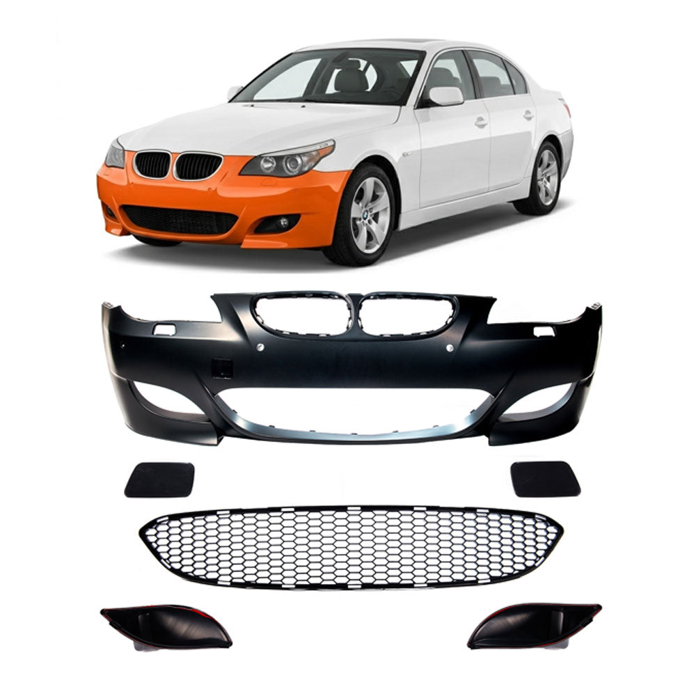 Frontstoßstange mit PDC mit SRA passend für BMW 5er E60 E61 2003-2007 – Ansicht 1