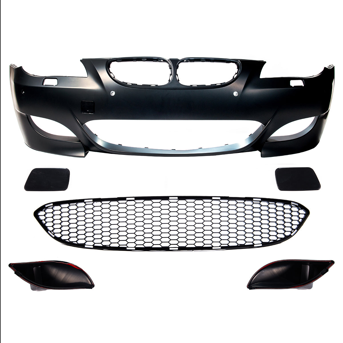 Frontstoßstange mit PDC mit SRA passend für BMW 5er E60 E61 2003-2007 – Ansicht 3