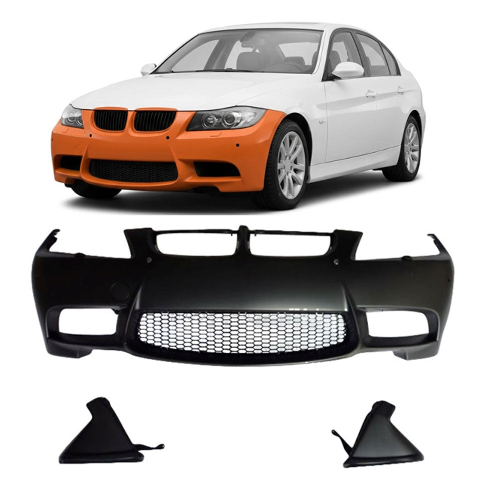 Frontstoßstange mit PDC mit SRA passend für BMW 3er E90 E91 05-08 – Ansicht 1