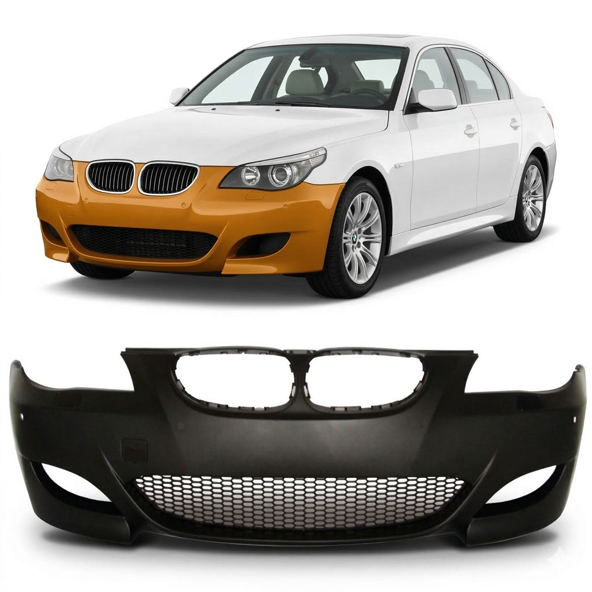Frontstoßstange mit PDC mit SRA passend für BMW 5er E60 E61 2007-2010 – Ansicht 1