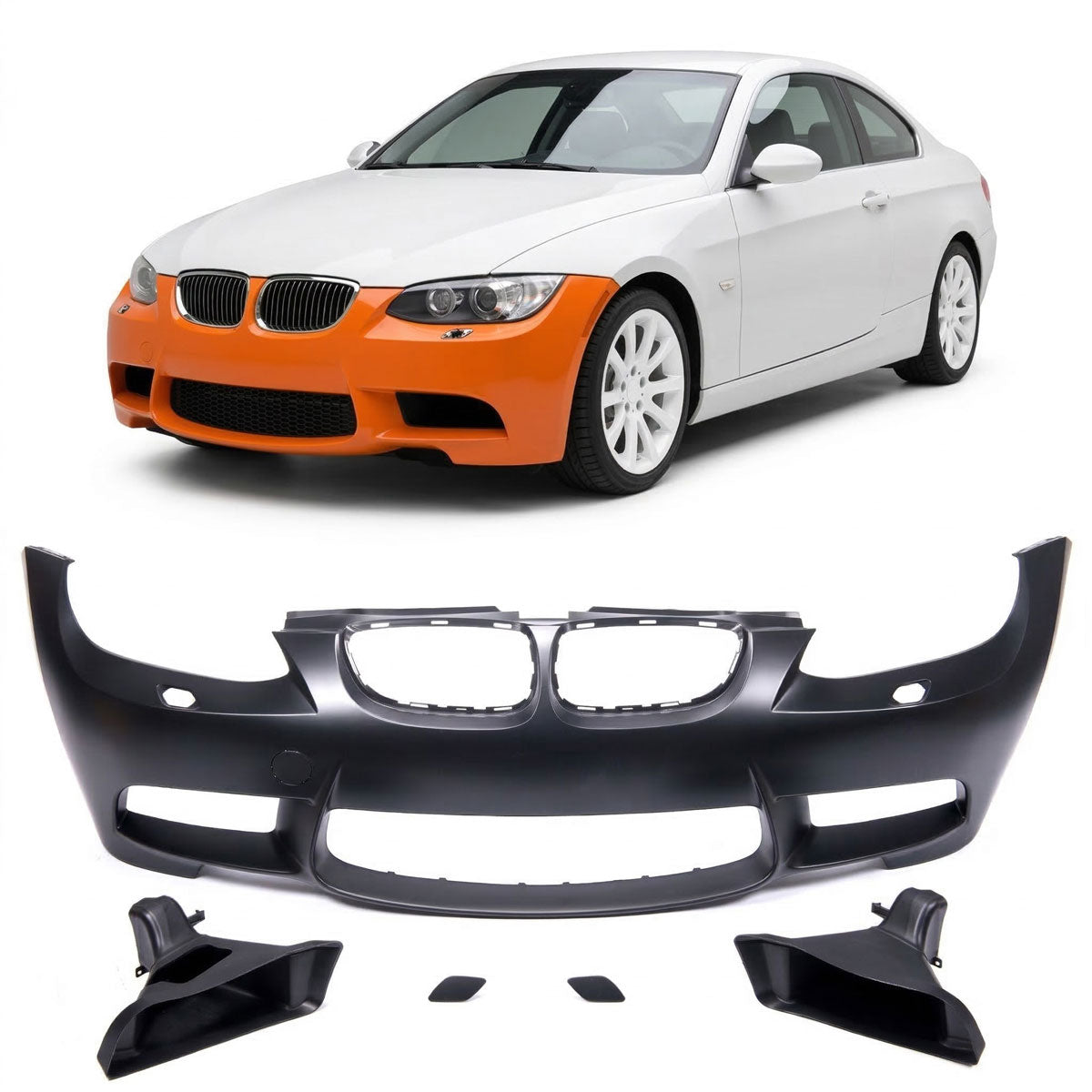 Frontstoßstange mit SRA passend für BMW 3er E92 E93 2006-2010 – Ansicht 1