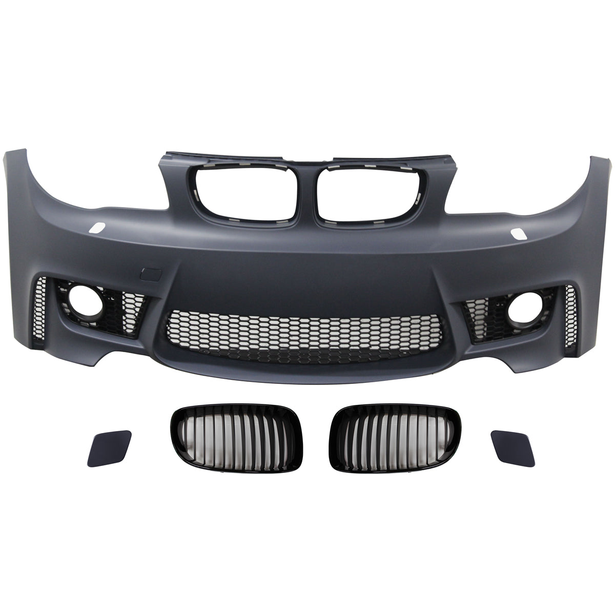 Frontstoßstange mit Grill passend für BMW 1er E81 E82 E87 E88 2004-2011 – Ansicht 2