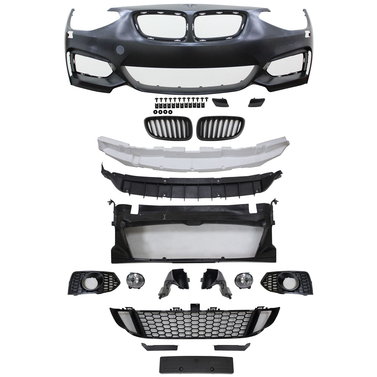 Frontstoßstange mit PDC mit SRA passend für BMW 1er F20 F21 2011-2015 – Ansicht 2