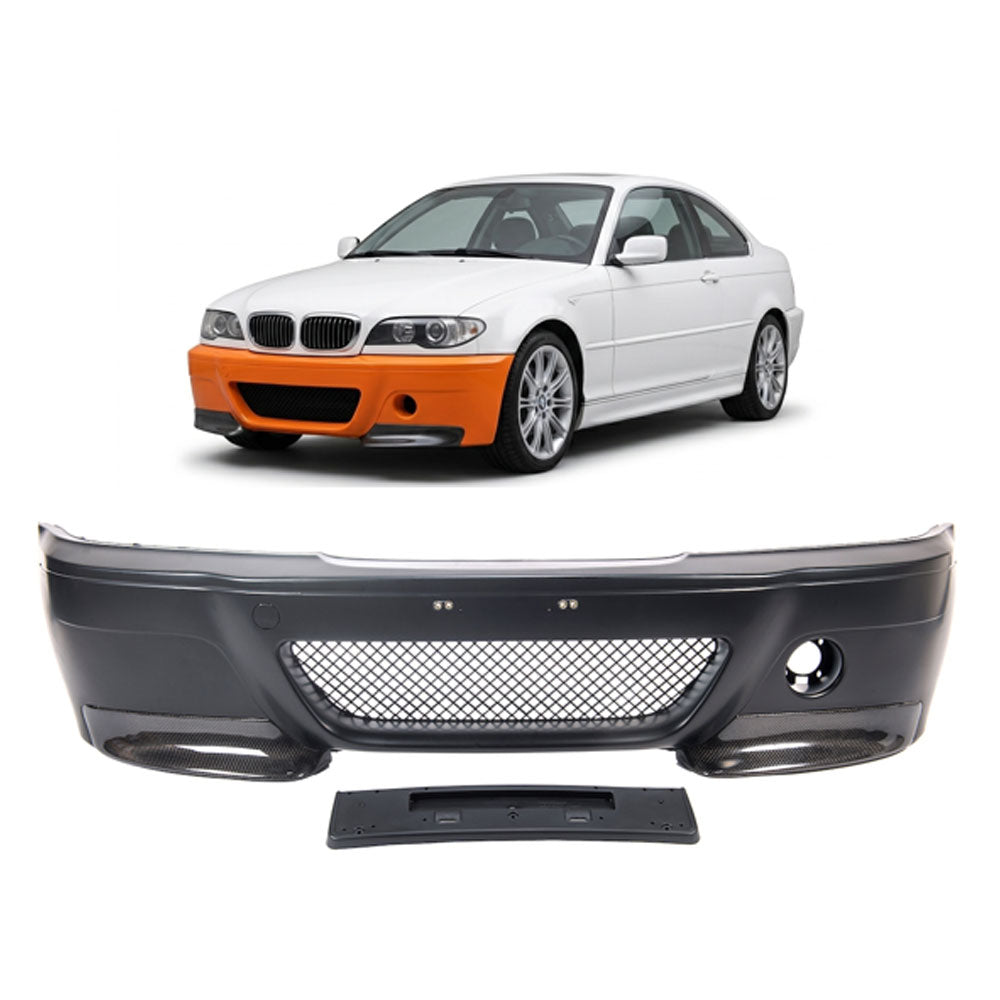 Frontstoßstange mit Frontsplitter passend für BMW 3er E46 1999-2006 – Ansicht 1