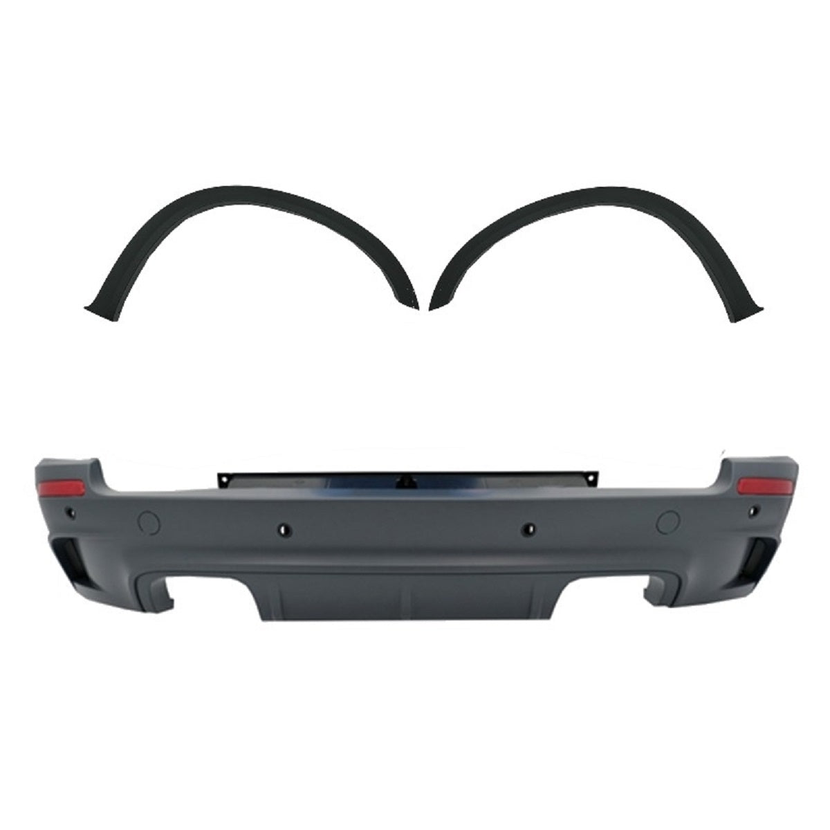 Heckstoßstange mit PDC passend für BMW X5 E70 2007-2013 – Ansicht 2