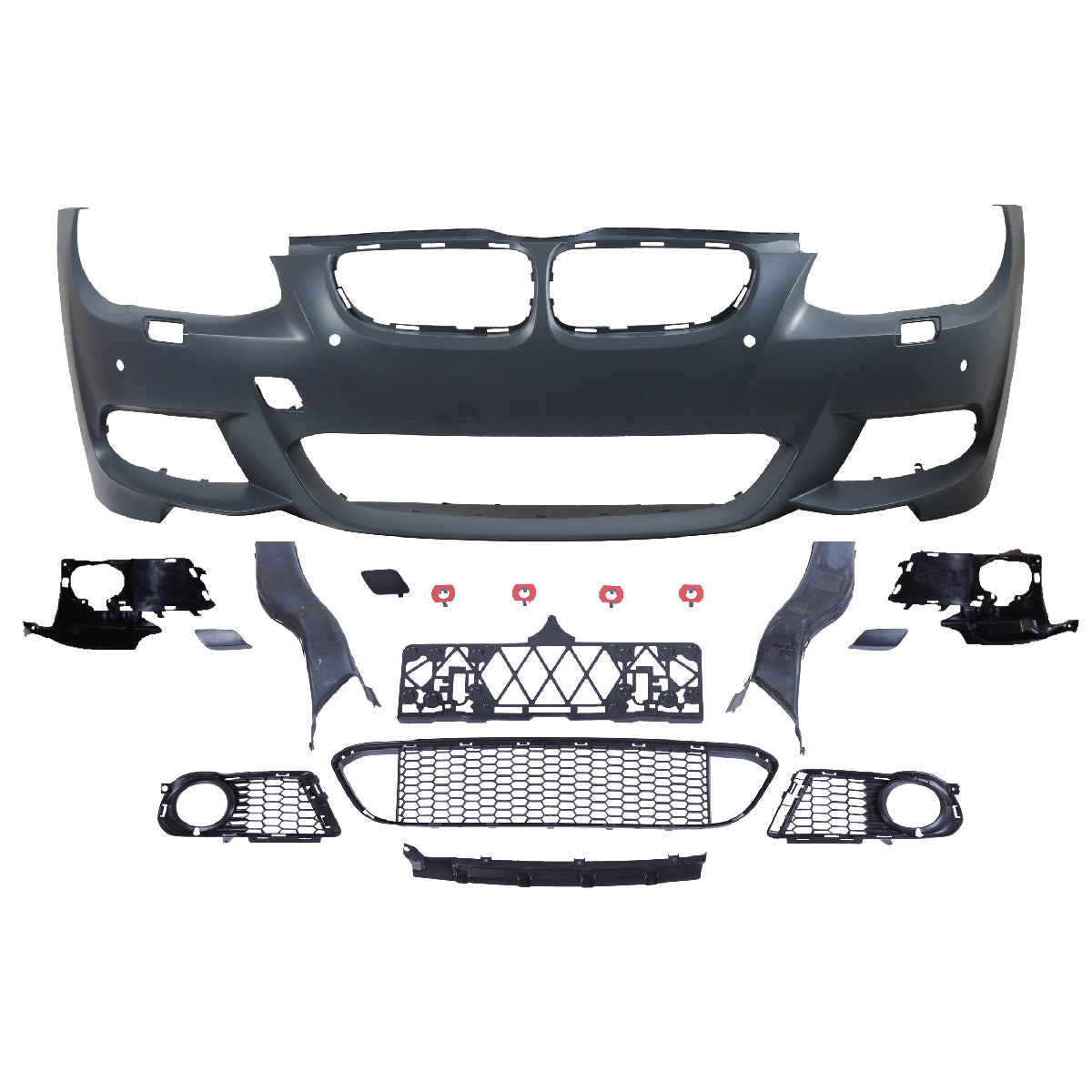 Frontstoßstange M-Tech mit PDC mit SRA passend für BMW 3er E92 E93 2010-2013 – Ansicht 2