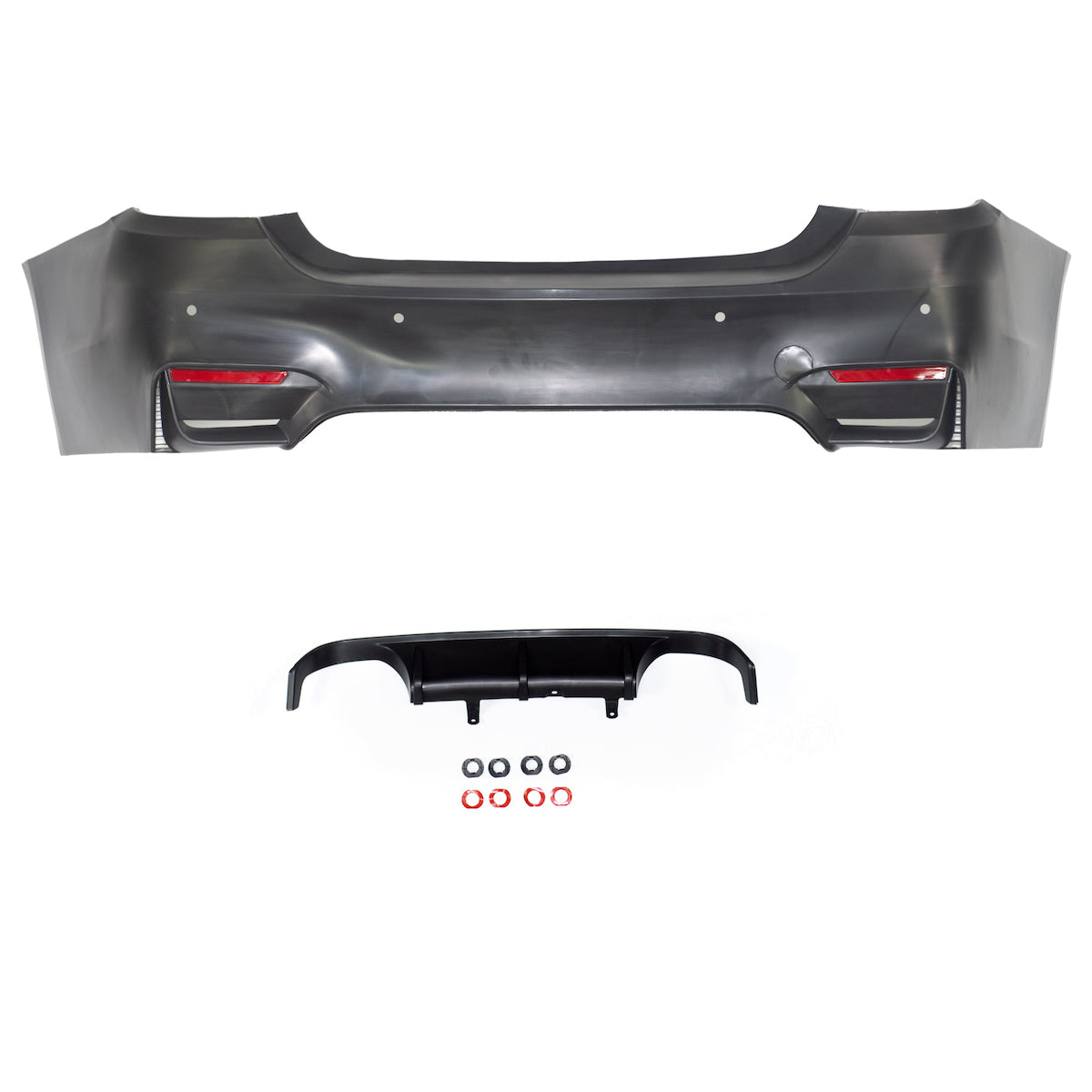 Heckstoßstange mit PDC passend für BMW 4 Series F32 F33 2013-2020 – Ansicht 2