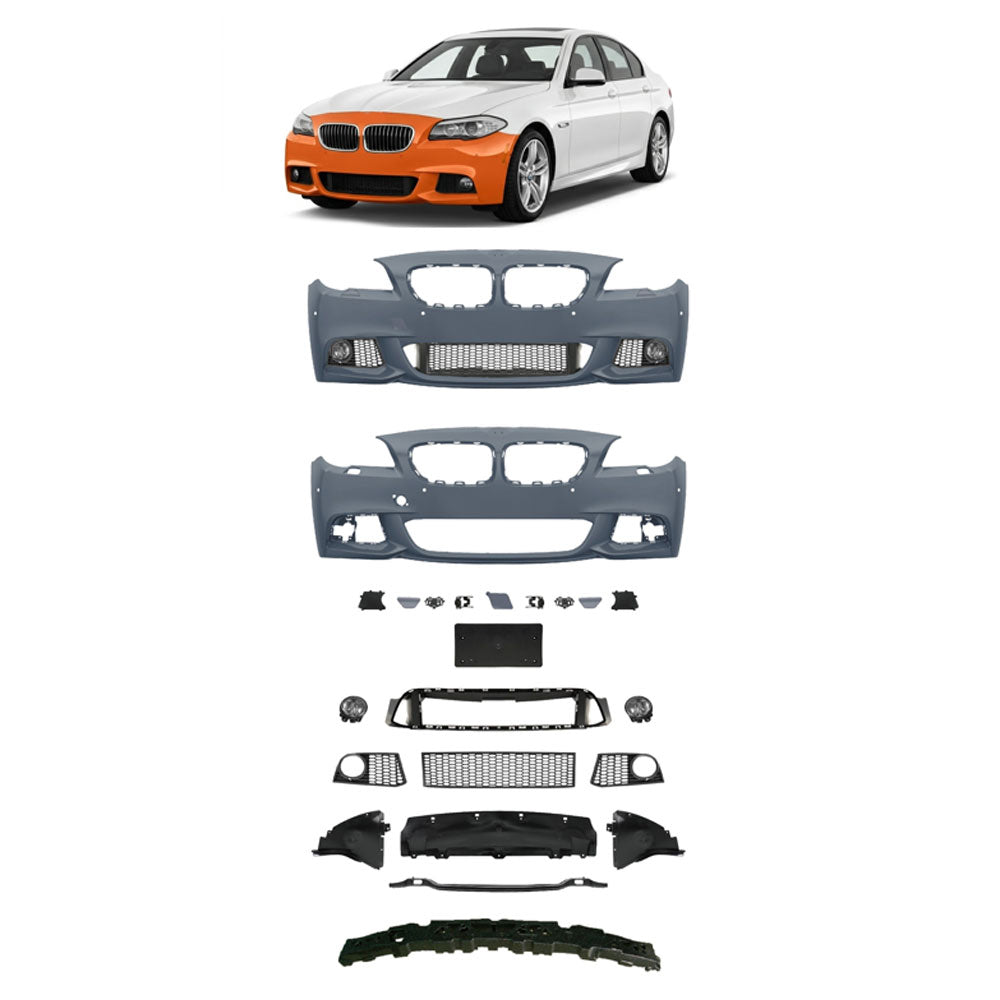 Frontstoßstange M-Tech mit PDC mit SRA passend für BMW 5er F10 F11 2010-2013 – Ansicht 1