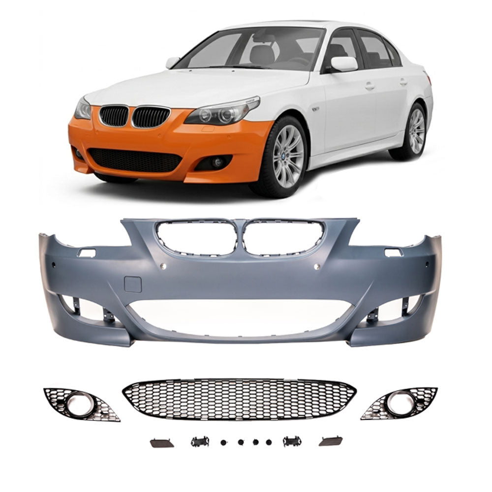 Frontstoßstange mit PDC mit SRA passend für BMW 5er E60 E61 2003-2007 – Ansicht 1
