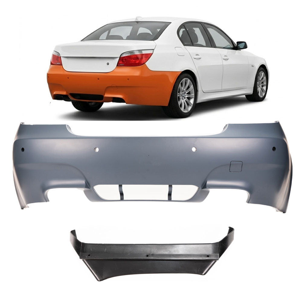 Heckstoßstange mit PDC passend für BMW 5er E60 Limousine 2003-2007 – Ansicht 1