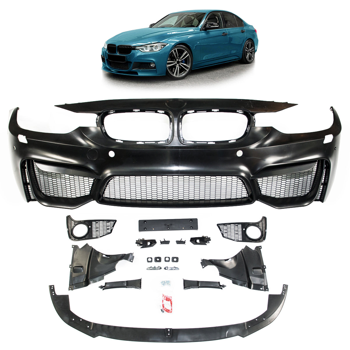 Frontstoßstange mit PDC passend für BMW 3er (F30/F31) 2011-2018 – Ansicht 1