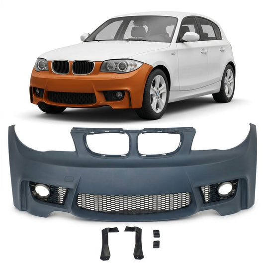 Frontstoßstange mit Grill passend für BMW 1er E81 E87 E88 E82 2004-2011 – Ansicht 1