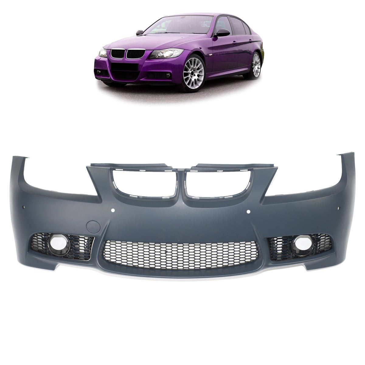 Frontstoßstange mit PDC passend für BMW 3er E90 E91 2005-2008 – Ansicht 1
