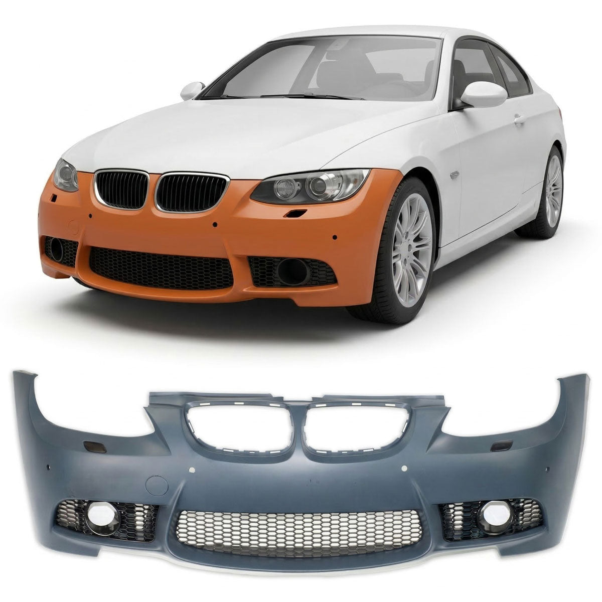 Frontstoßstange mit PDC mit SRA passend für BMW 3er E92 E93 2006-2010 – Ansicht 1