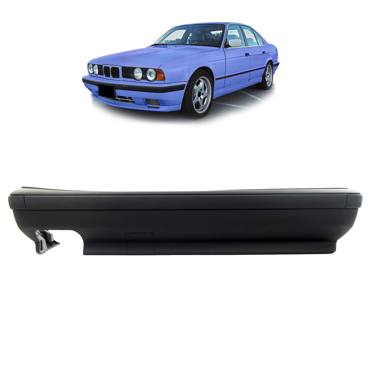 Heckstoßstange M-Tech passend für BMW 5er E34 Limousine 1987-1997 – Ansicht 1