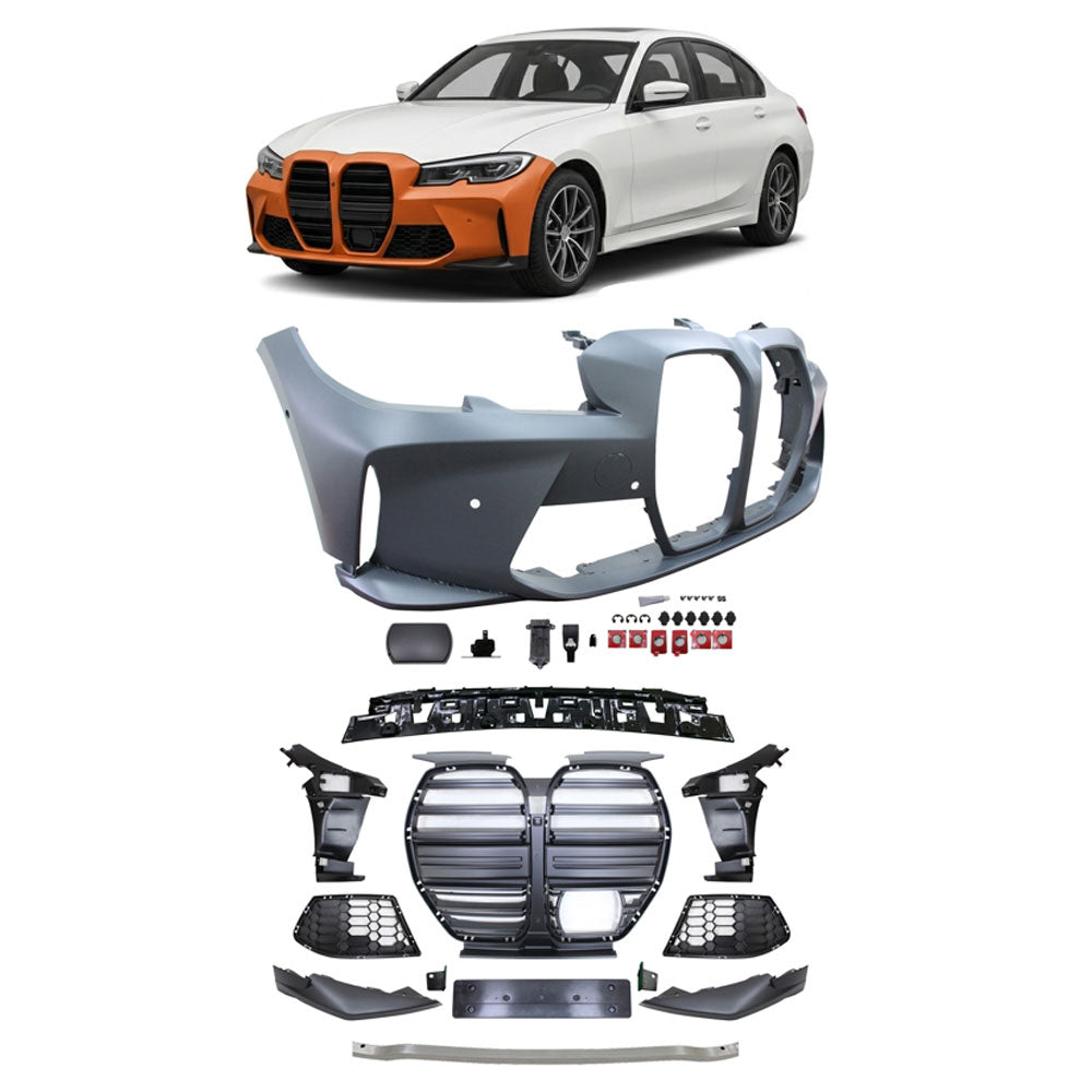 Frontstoßstange mit PDC mit Grill passend für BMW 3er G20 G21 2019-2022 – Ansicht 1