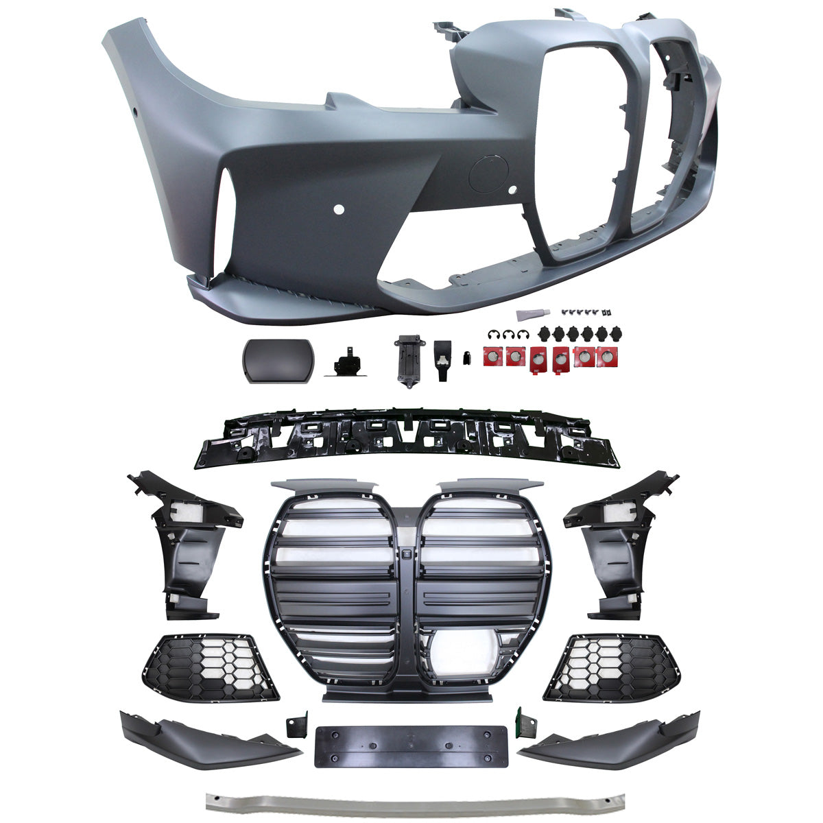 Frontstoßstange mit PDC mit Grill passend für BMW 3er G20 G21 2019-2022 – Ansicht 2