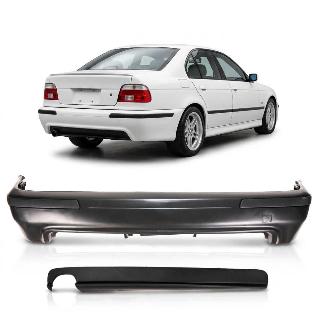 Heckstoßstange ohne PDC passend für BMW 5er E39 Limousine 1995-2003 M-Tech – Ansicht 1