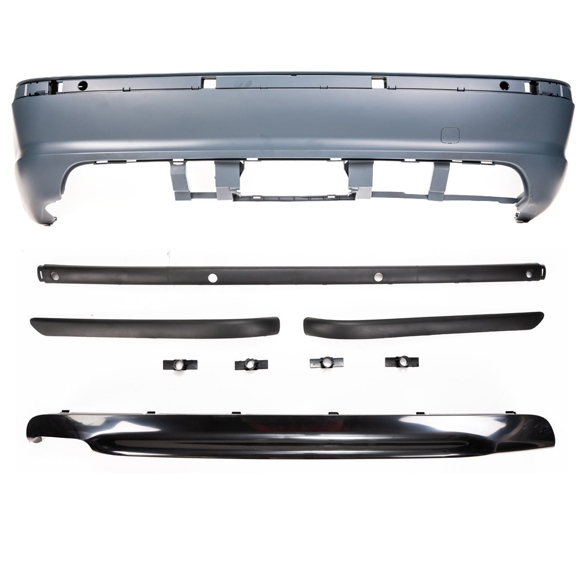 Heckstoßstange M-Tech mit PDC passend für BMW 3er E46 Limousine 1998-2005 – Ansicht 2
