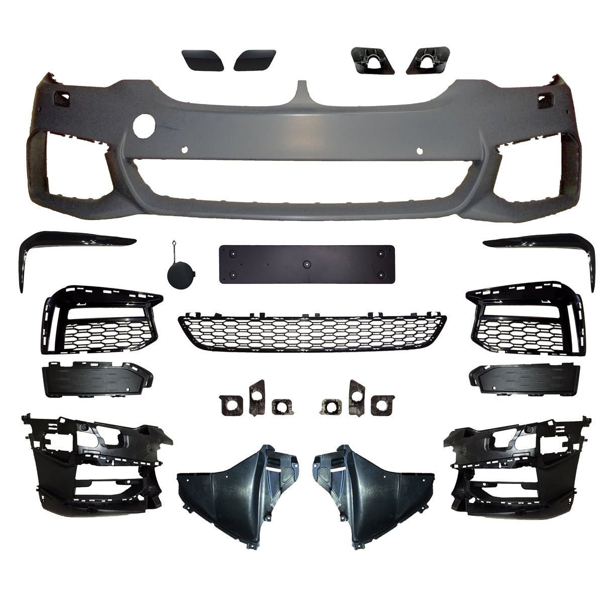 Frontstoßstange mit PDC mit SRA passend für BMW 5er G30 G31 2016-2020 – Ansicht 1