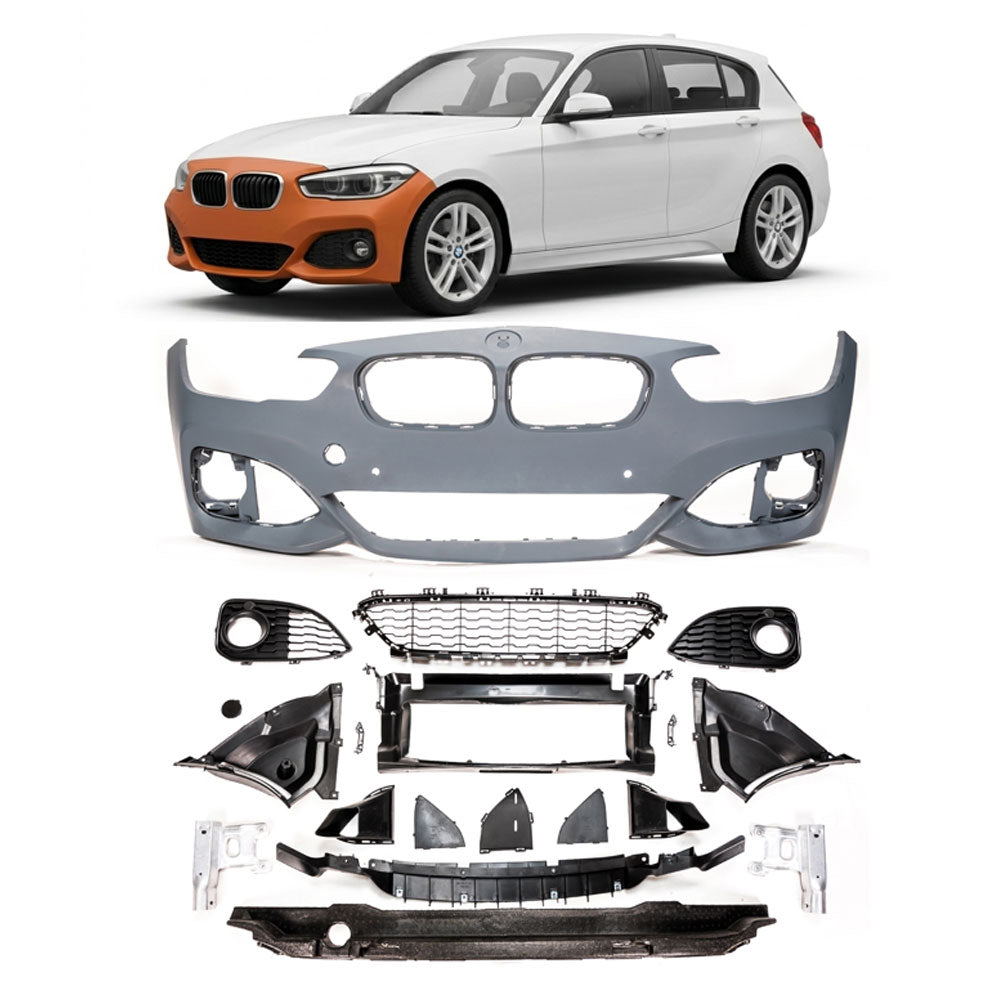 Frontstoßstange M-Tech mit PDC passend für BMW 1er F20 F21 Schrägheck 15-19 – Ansicht 1