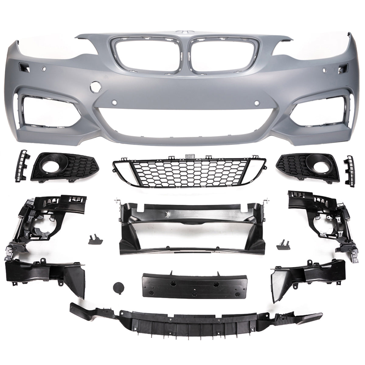 Frontstoßstange M-Tech passend für BMW 2 Series F22 F23 Coupé Cabrio 2014-2021 – Ansicht 2