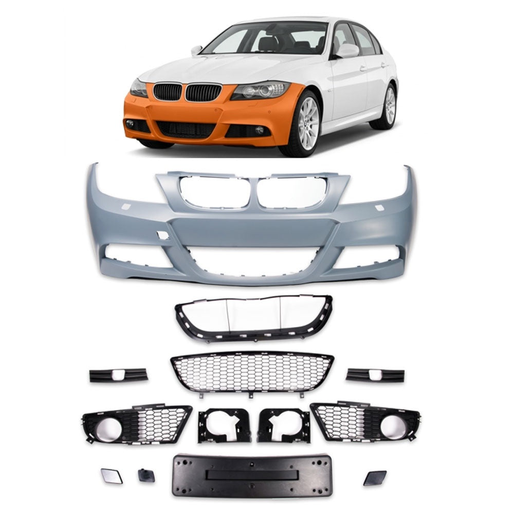 Frontstoßstange M-Tech ohne PDC passend für BMW 3er E90 E91 2008-2011 – Ansicht 1