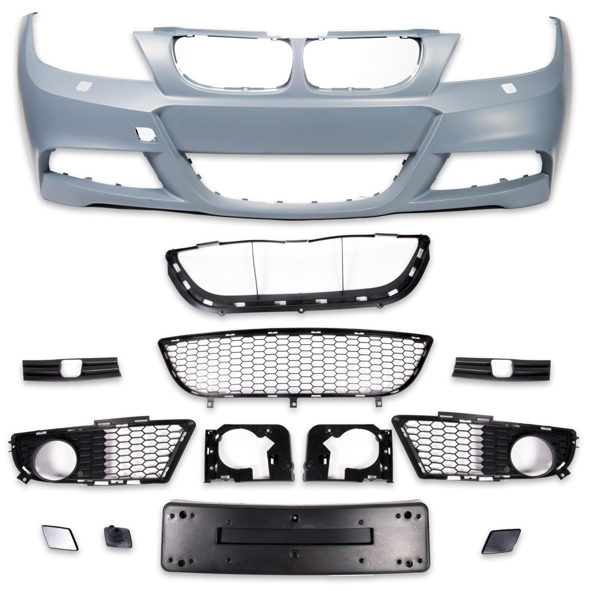 Frontstoßstange M-Tech ohne PDC passend für BMW 3er E90 E91 2008-2011 – Ansicht 2
