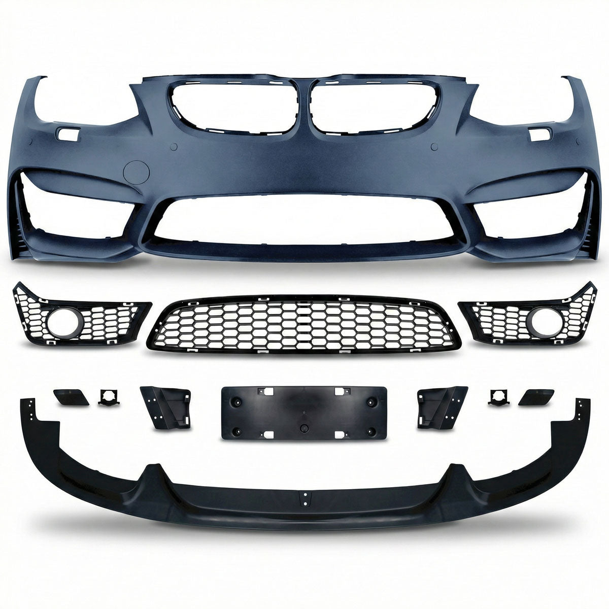 Frontstoßstange mit PDC mit SRA mit Nebelscheinwerfer-Aufnahme passend für BMW 3er E92 E93 2010-2013 – Ansicht 1