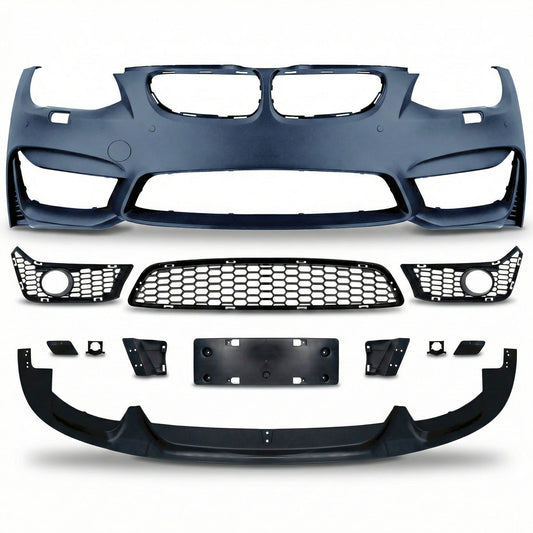 Frontstoßstange mit PDC mit SRA mit Nebelscheinwerfer-Aufnahme passend für BMW 3er E92 E93 2010-2013 – Ansicht 1
